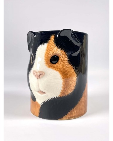 Cochon d'Inde - Porte crayon & stylo, Petit pot de fleur Quail Ceramics bureau original design pour plantes intérieur à couve...
