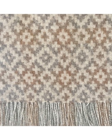 Dartmouth Natural - Coperta di pura lana vergine Bronte by Moon plaid per divano in lana coperta morbida letto matrimoniale p...