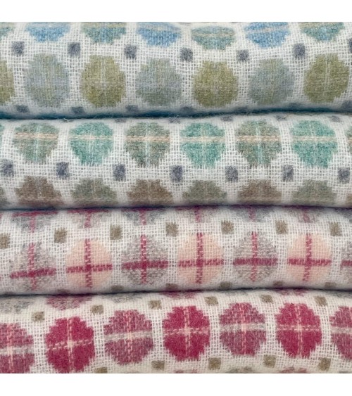 Plaid MILAN Vert menthe - Couverture en laine mérinos Bronte by Moon un plaid cocooning couverture chaude douce plaide lit