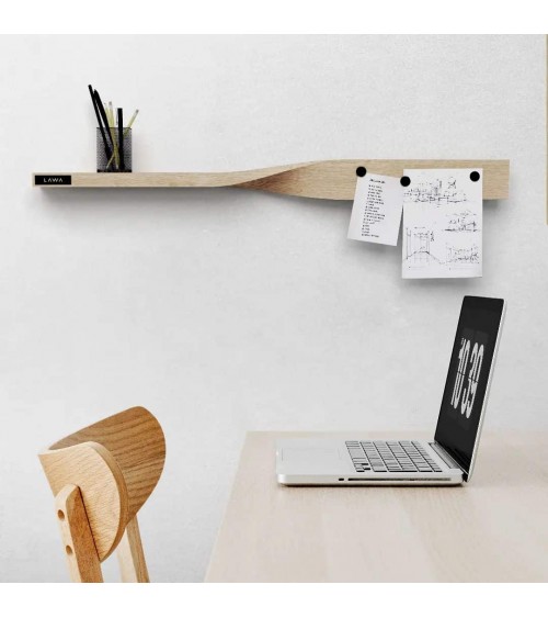 Twist Shelf - Étagère Murale design en bois Lawa Design Kitatori suisse
