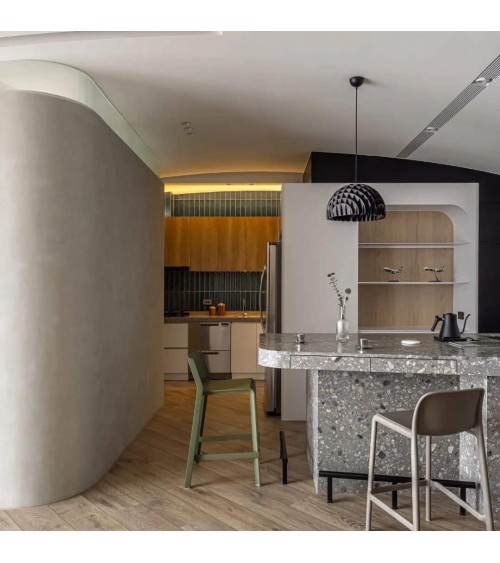 Arc Black Plywood - Pendant lamp Lawa Design pendant lighting suspended light for kitchen bedroom dining living room
