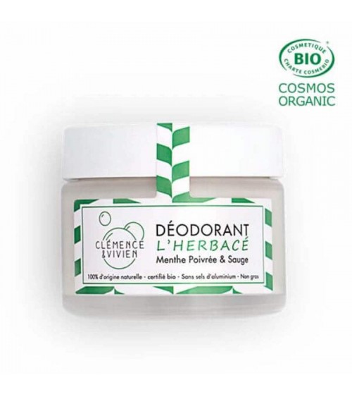 L'herbacé - All natural deodorant Clémence et Vivien vegan cruelty free cosmetic compagnies