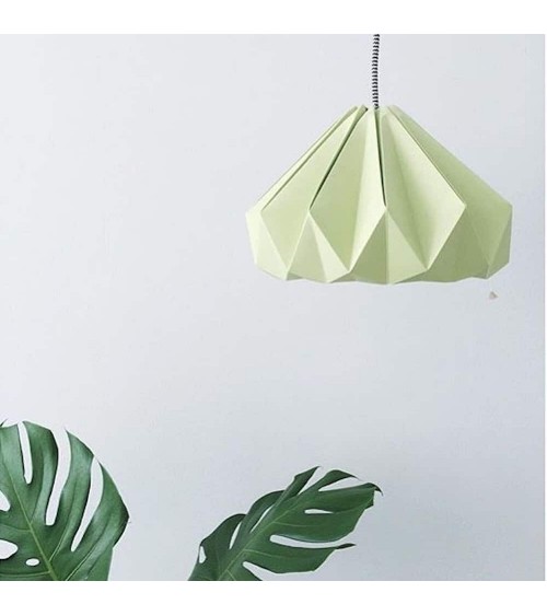 Chestnut Vert Automnal - Abat-jour en papier pour suspension Studio Snowpuppe lampe moderne original