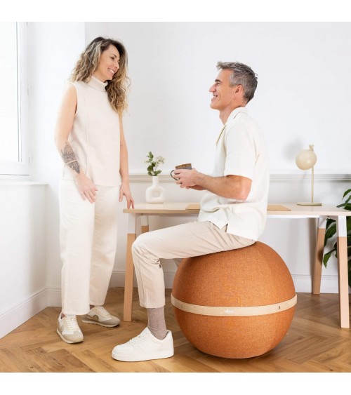 Bloon Original Terracotta - Siège ballon Bloon Paris ergonomique swiss ball bureau d'assise