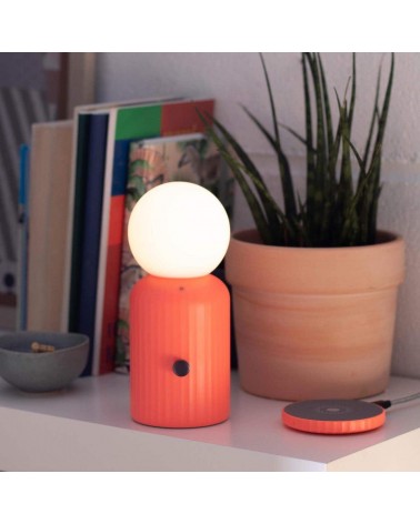 Skittle Lamp Coral - Cordless table lamp Lund London light for living room bedroom kitchen original designer