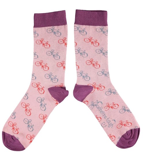 Bicicletta - Calze da donna in cotone bio Catherine Tough calze da uomo per donna divertenti simpatici particolari