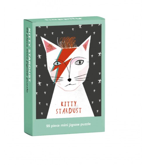 Kitty Stardust - Mini Puzzle adulte 99 pièces Happily Puzzles jeu de puzzle design original moderne cool