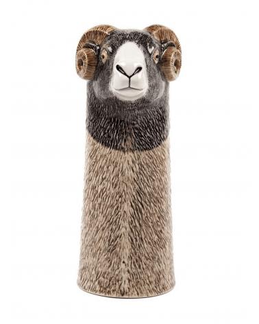 Swaledale Sheep - Large ceramic Flower Vase Quail Ceramics table flower living room vase kitatori switzerland