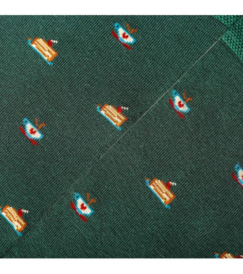Coffee - Organic cotton socks The Captain Socks funny crazy cute cool best pop socks for women men