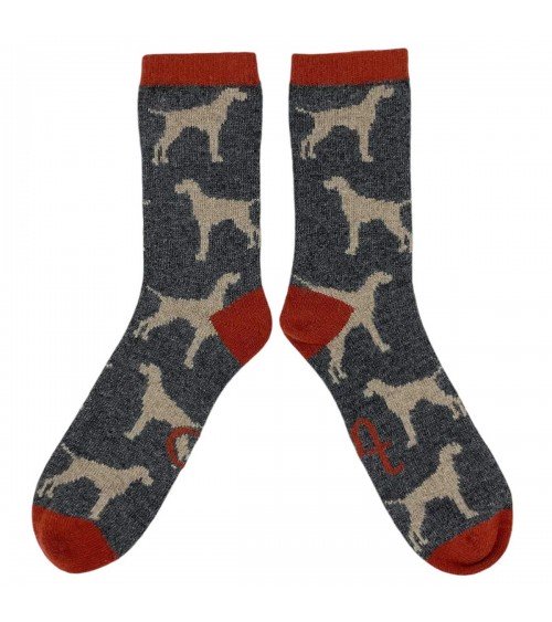 Dogs - Wool socks for men Catherine Tough funny crazy cute cool best pop socks for women men