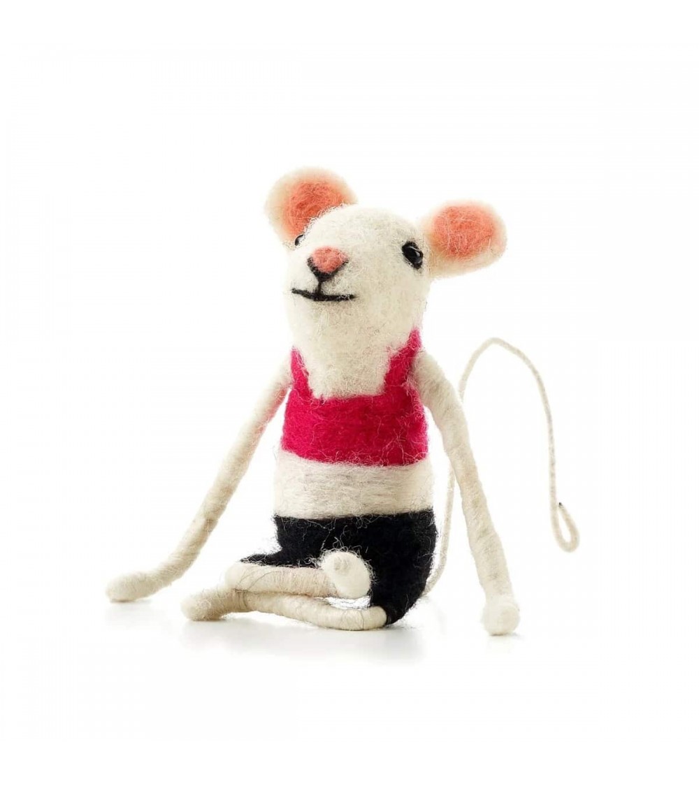 Yoga Maus - Deko Objekt Sew Heart Felt schöne deko schweiz kaufen