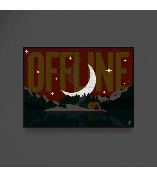 Offline - Puzzle 1000 Teile für Erwachsene Piece & Love  coole lustige schöne puzzle kaufen shönes motiv