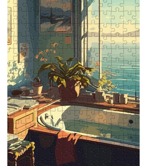 Bain Voyons - Puzzle 1000 pièces pour adulte Piece & Love jeu de puzzle design original moderne cool