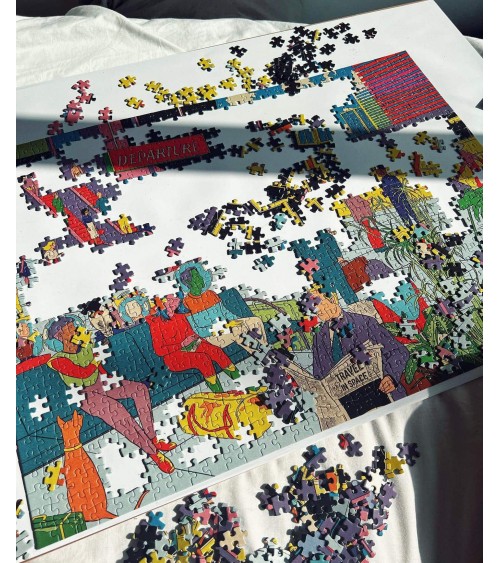 Station by Simon Bailly - Puzzle 1000 pièces pour adulte Piece & Love jeu de puzzle design original moderne cool