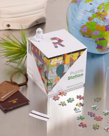 Station by Simon Bailly - Puzzle 1000 pièces pour adulte Piece & Love jeu de puzzle design original moderne cool