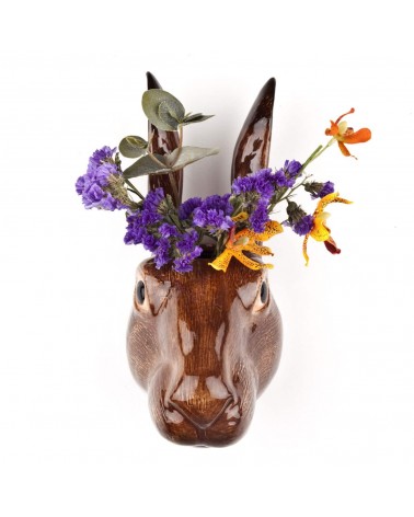 Lepre - Vaso da parete Quail Ceramics vasi eleganti per interni per fiori decorativi design kitatori svizzera