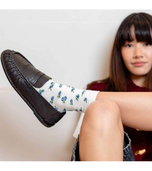 BeLiberty - Chaussettes pour femme en coton bio Besocks jolies pour femme originales pour homme chausset rigolotes drole Suisse