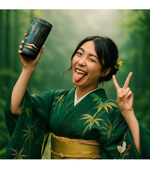 Bamboo Glow - Thermos coffee Mug IZY Bottles best water bottle