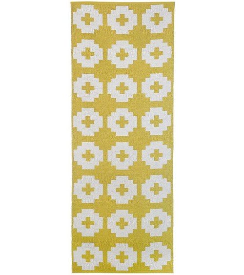 Vinyl Rug - FLOWER Sun Brita Sweden cool vinyl rugs runner for kitchen washable outdoor rugs