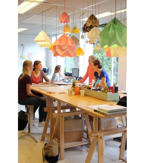Moth Grau - Papier Lampenschirm Hängelampe Studio Snowpuppe lampenschirme kaufen