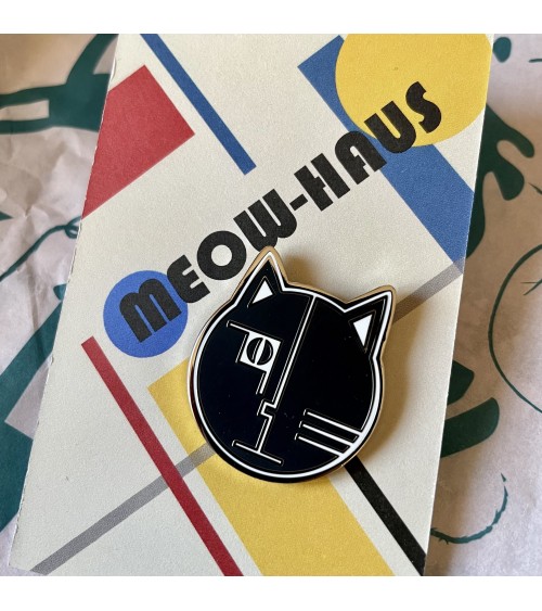 Pin's chat - Meowhaus Niaski pins rare métal originaux bijoux suisse