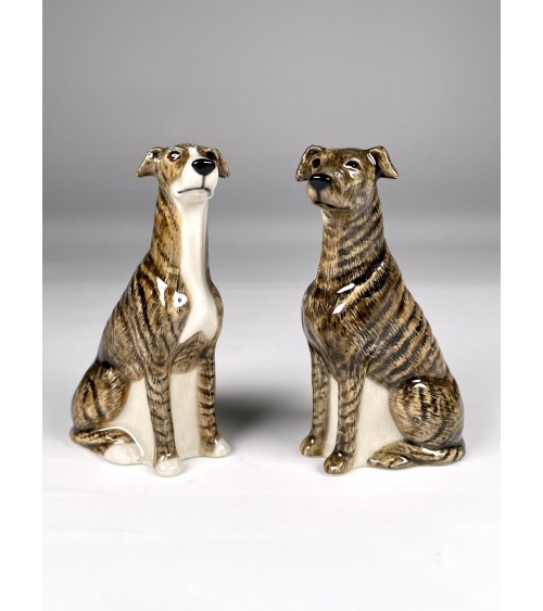 Levriero - Porta sale e pepe Quail Ceramics design da tavola saliera e pepiera