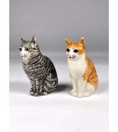 Patience & Squash - Katze Salz und Pfefferstreuer Quail Ceramics  pfeffer steuer salzpfeffersteuer set lustige kaufen