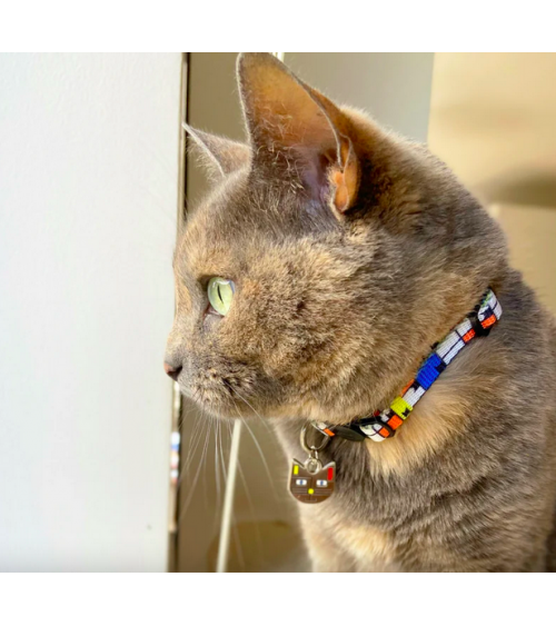Katzenhalsband - Meowdrian Niaski geschenkidee schweiz kaufen