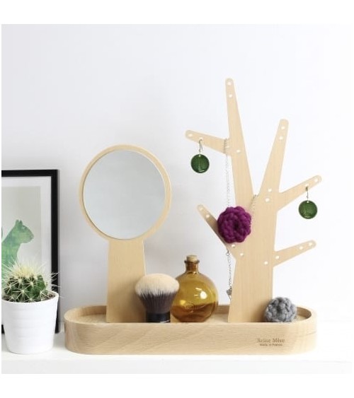 Eden - Specchio per trucco e albero dei gioielli Reine Mère candelieri design eleganti particolari originali