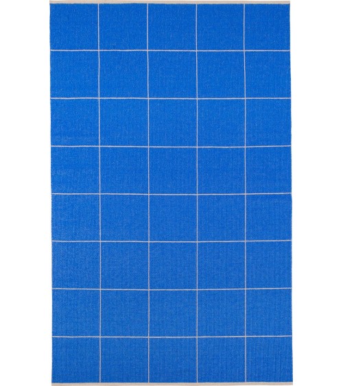 Vinyl Teppich - RUTH Cobalt Brita Sweden küchenteppich küchenläufer waschbar waschbarer outdoor teppich Teppichläufer balkon