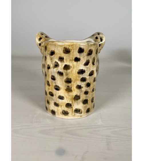 Leopardo - Portapenne e Vasi per piante Quail Ceramics da scrivania eleganti design originali bambina particolari